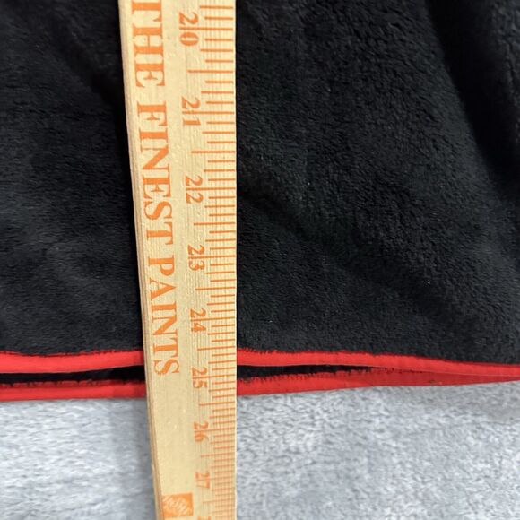 Disney Minnie Women XL Sherpa Zip Jacket Black Red - Picture 6 of 8